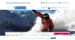 Desktop Screenshot of dolomiti-adventure.pl